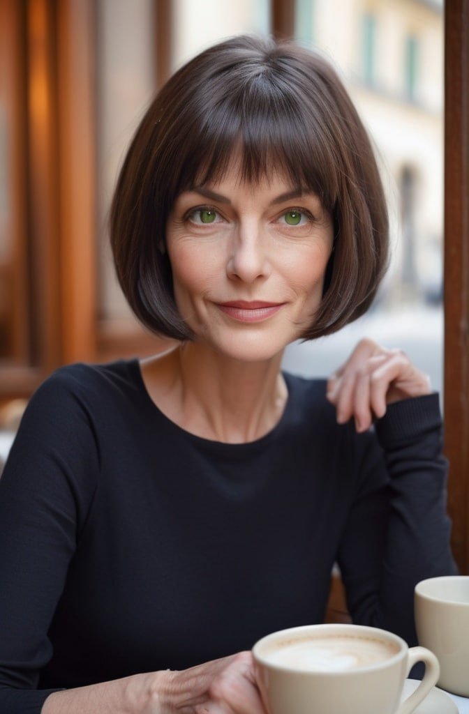 The Chin-Length French Bob