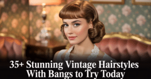Vintage Hairstyles with Bangs